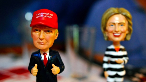 characters of Clinton and Trump in a Store  in Denver, Colorado 42795166