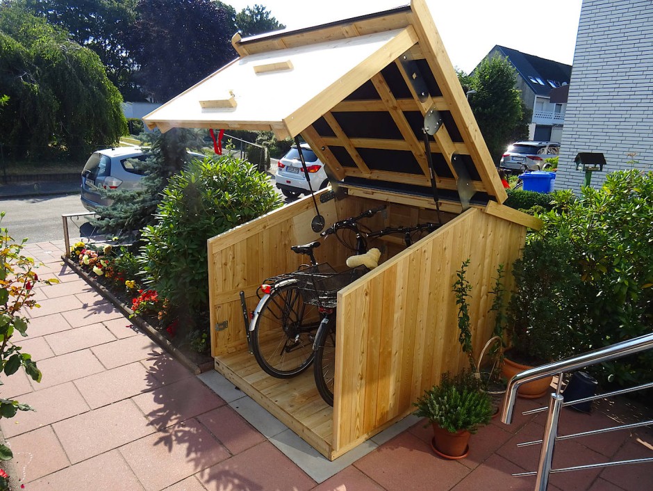 Bilderstrecke zu Sichere Fahrradgaragen für und Hinterhof