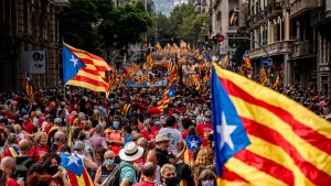 Hunderttausende protestieren in Barcelona