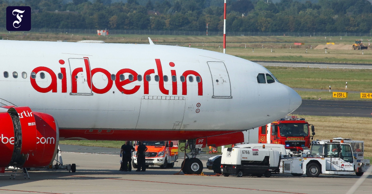 Air Berlin will sich von tausend Mitarbeitern trennen