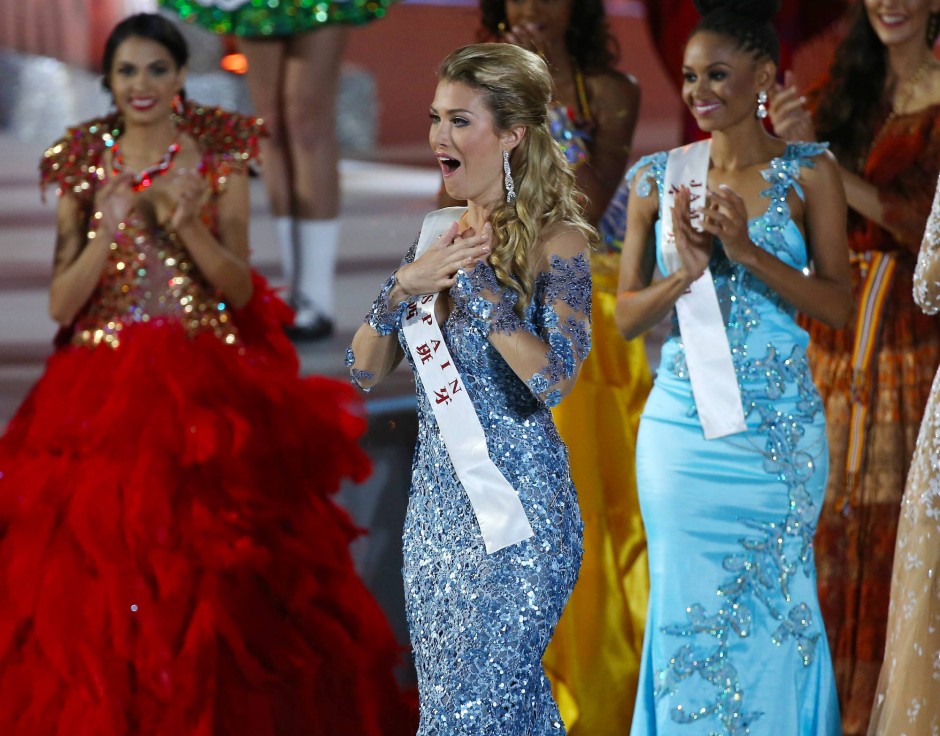 Самые мире 2015. Мирея лалагуна. испанка мисс.