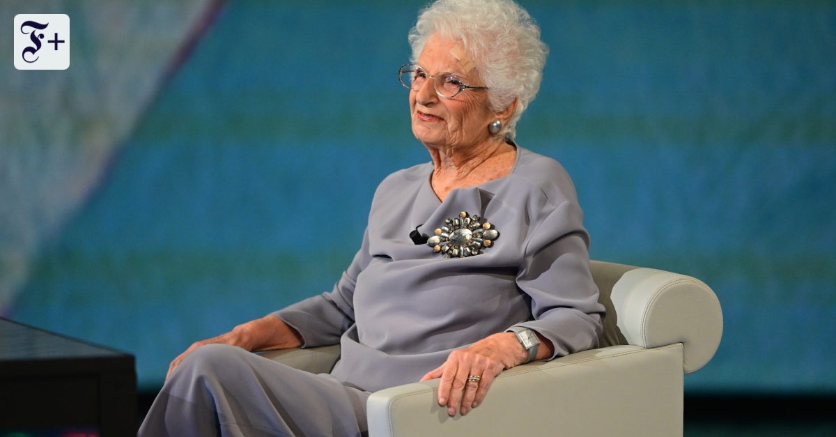 AuschwitzÜberlebende Liliana Segre über Gefahren von Melonis Partei