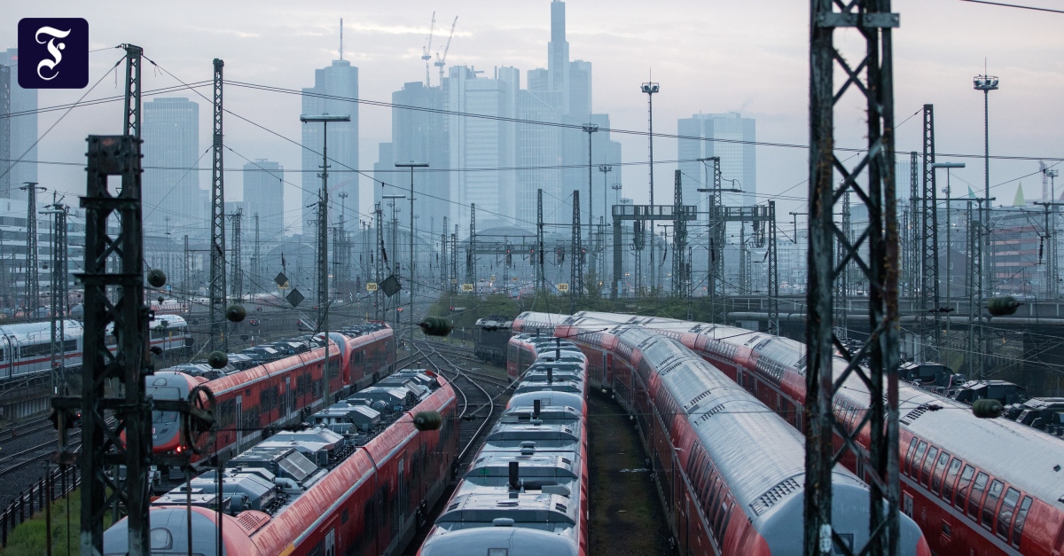 BahnStreik am Montag und Dienstag in ganz Deutschland FAZ
