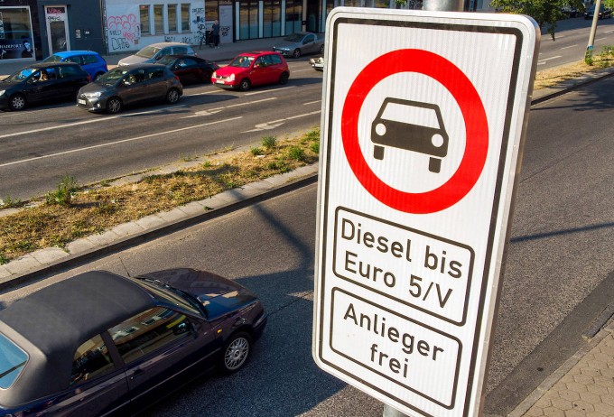 In Hamburg now driving restrictions apply, but not for residents.  In Hamburg now driving restrictions apply, but not for residents.