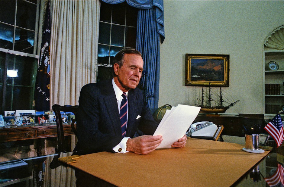 Bildergalerie H.W. Bush ist tot Fotos aus seiner Amtszeit Bild 16 von 19 FAZ