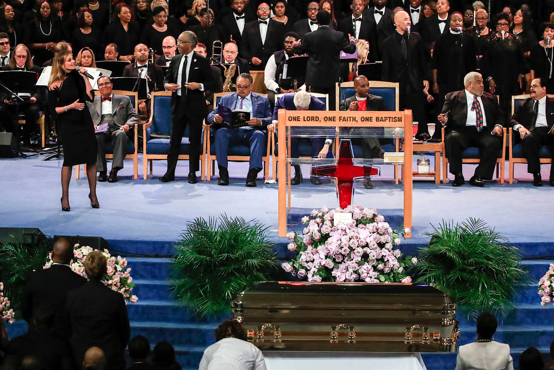 Trauerfeier Von Aretha Franklin Sie War Die Konigin Unserer Stadt