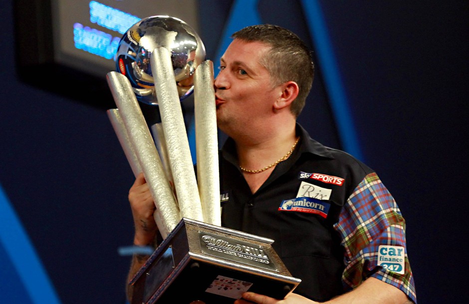 Bild zu: Gary Anderson ist Darts-Weltmeister trotz Rechenfehlern - Bild 1 von 1 - FAZ