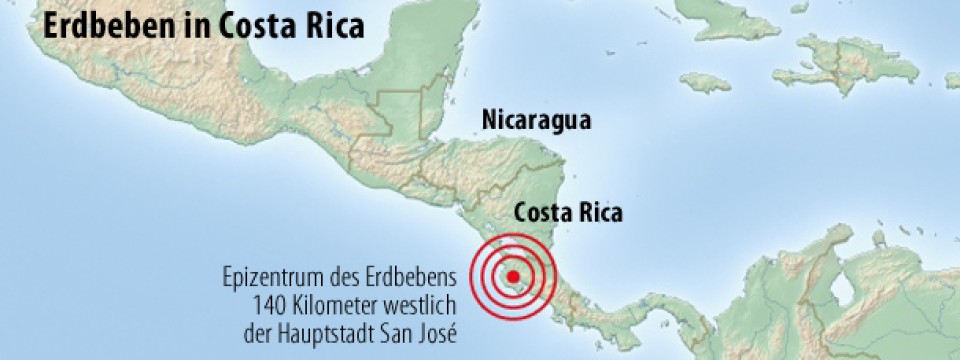 Tsunami-Warnung aufgehoben: Schweres Erdbeben erschüttert Costa Rica ...