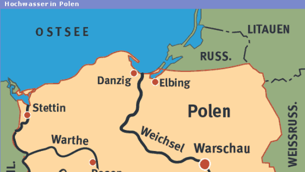 Grafik: Das Hochwasser in Polen - Gesellschaft - FAZ