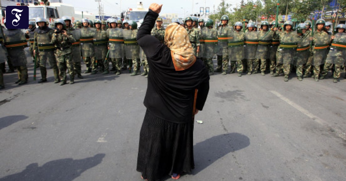 China Urumtschi eine geteilte Stadt