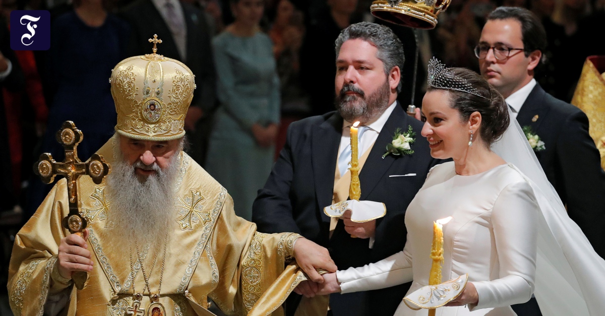 Zarenfamilie in St. Petersburg Die Romanows halten erste Hochzeit
