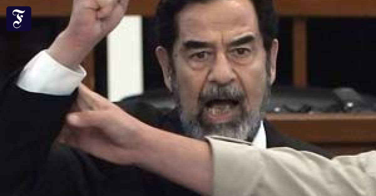 Saddam Hussein Höchststrafe nach kurzem Prozeß Ausland FAZ