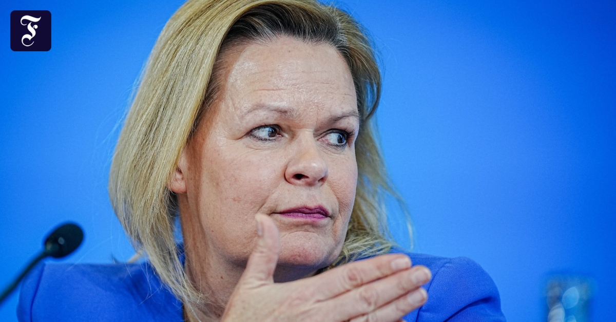 Flüchtlinge: Faeser verpasst den Kommunen eine moralische Ohrfeige