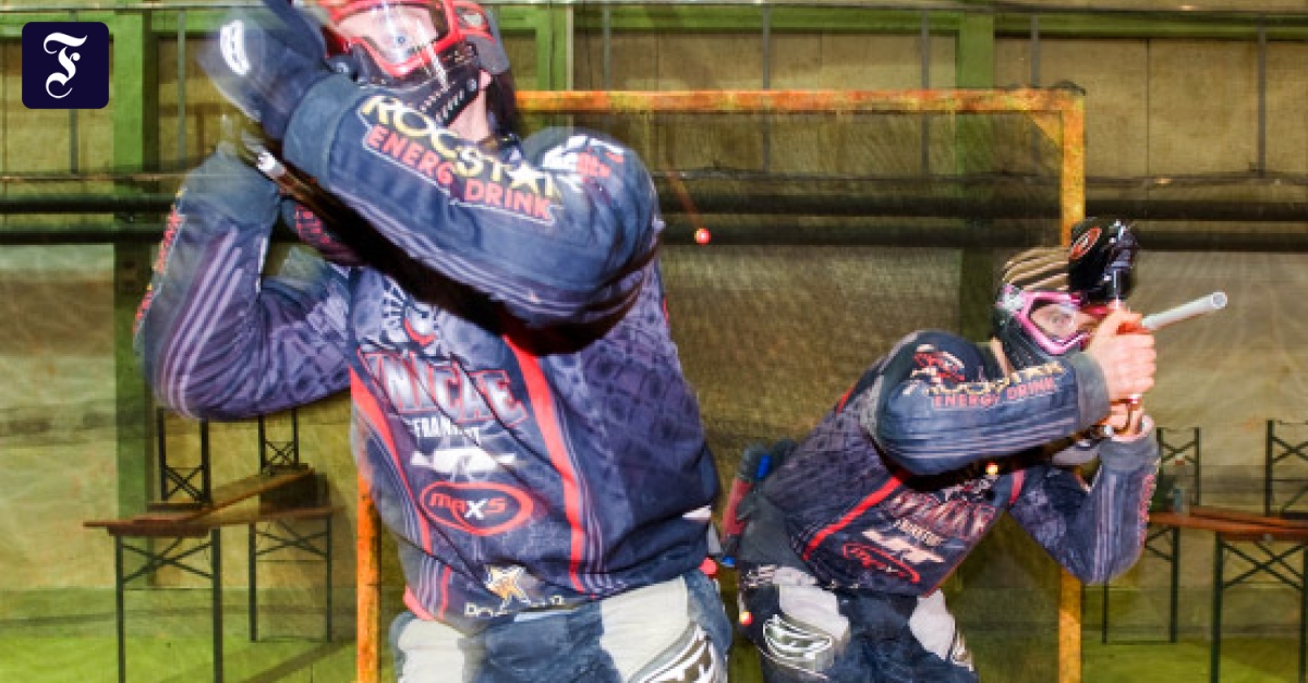Paintball Auf den Gegner mit zehn Kugeln in der Sekunde Frankfurt FAZ