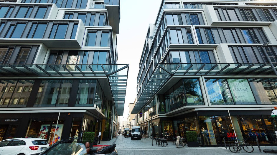 Vier Neue Turme Im Frankfurter Bankenviertel