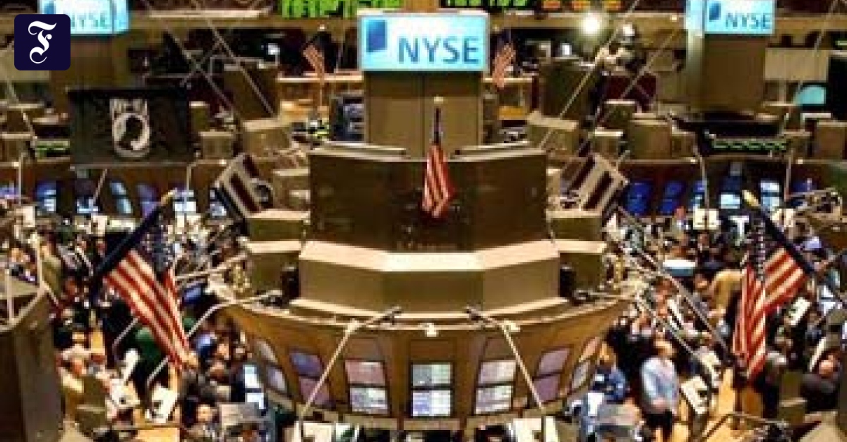 Aktienmarkt Amerika: Die Börsen spielen verrückt - Aktien - FAZ