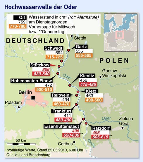 Bilderstrecke zu: Hochwasser in Polen: Dramatische Kämpfe gegen