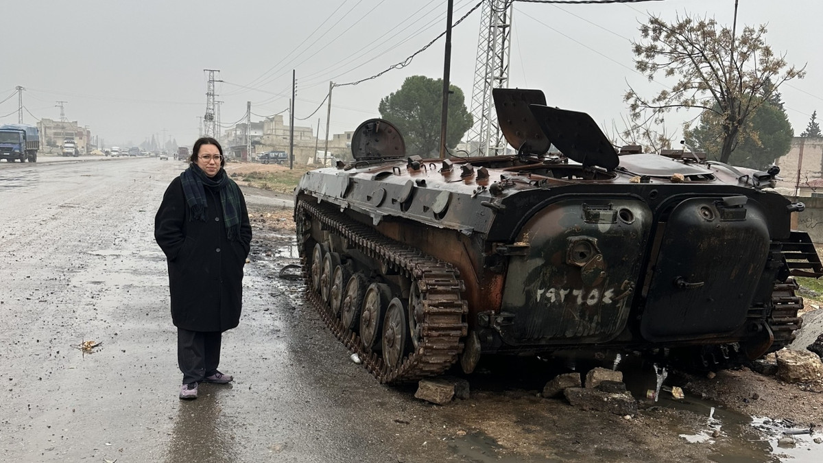 Ronya Othmann im Winter 2025 in Syrien - privat