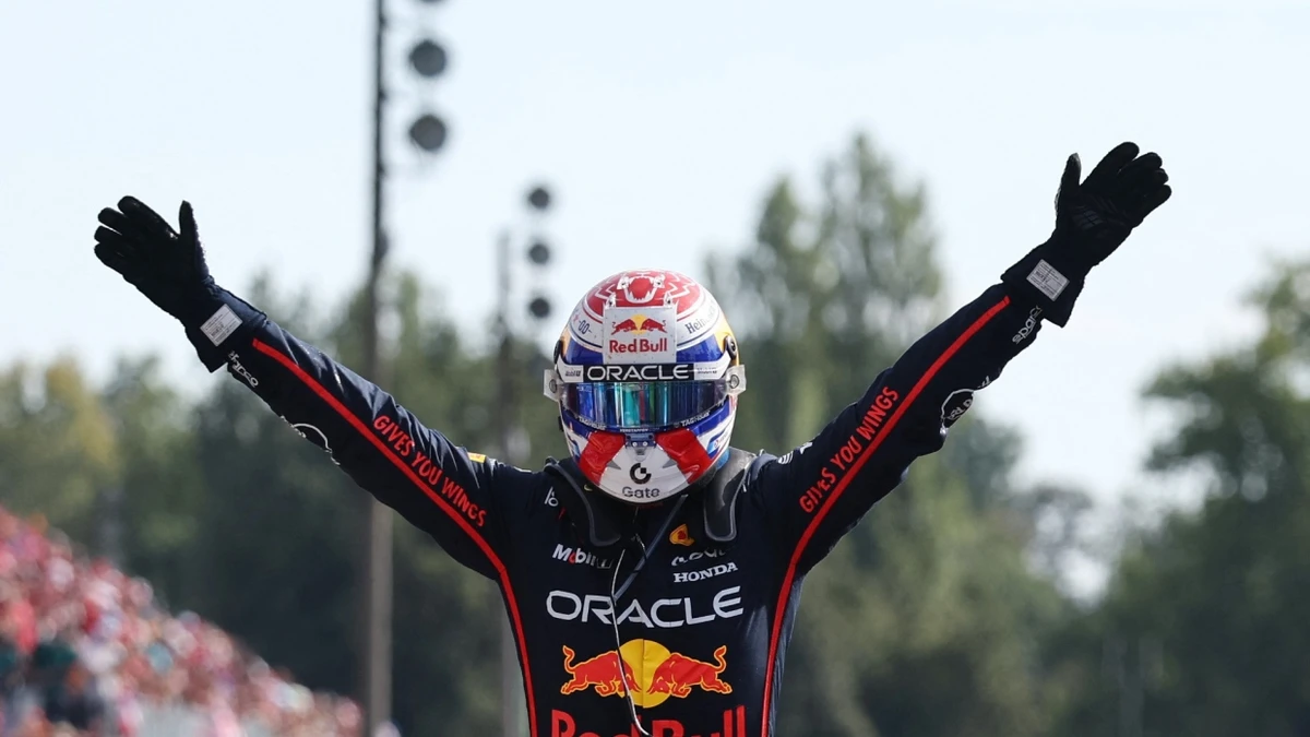 Wieder der Sieger in Ferrari-Land: Max Verstappen - Reuters