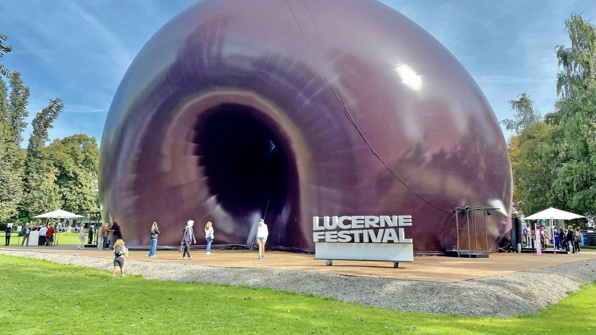 Lucerne Festival: Die Konzerthalle ist leichter als ein Kleinwagen