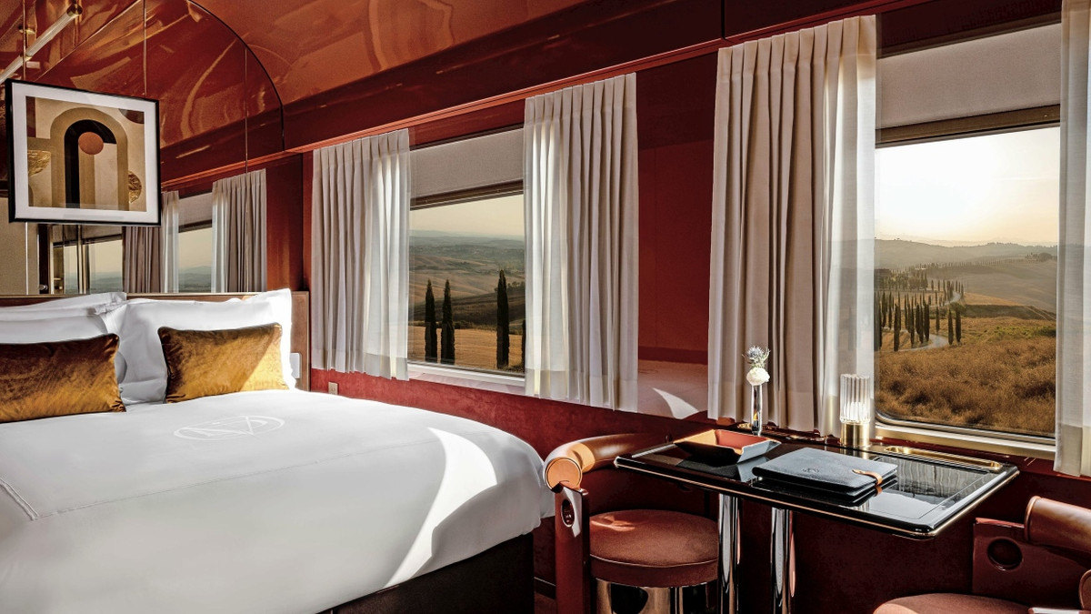 Für 63.000 Pfund im Zug: Der Luxus geht auf Reisen Für 63.000 Pfund im Zug: Der Luxus geht auf Reisen