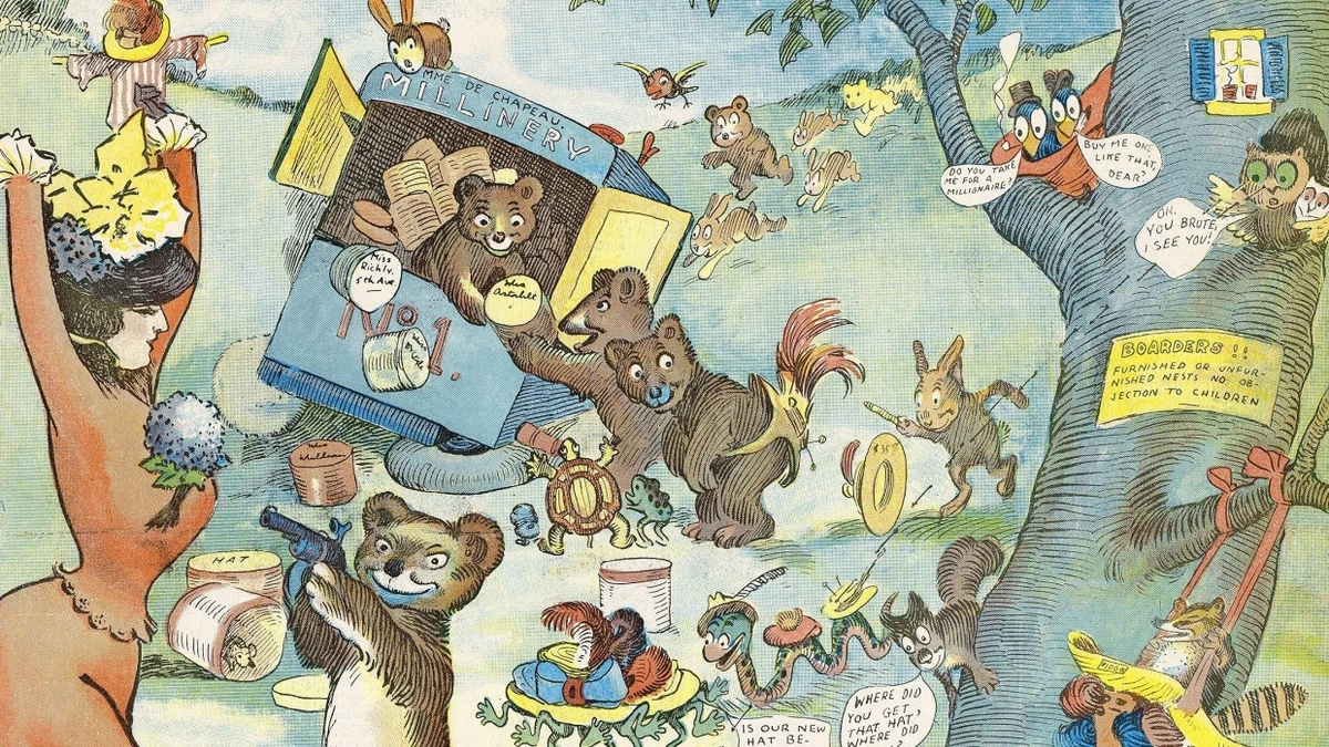 Tiere im Comic: Hasen im Menschenzoo