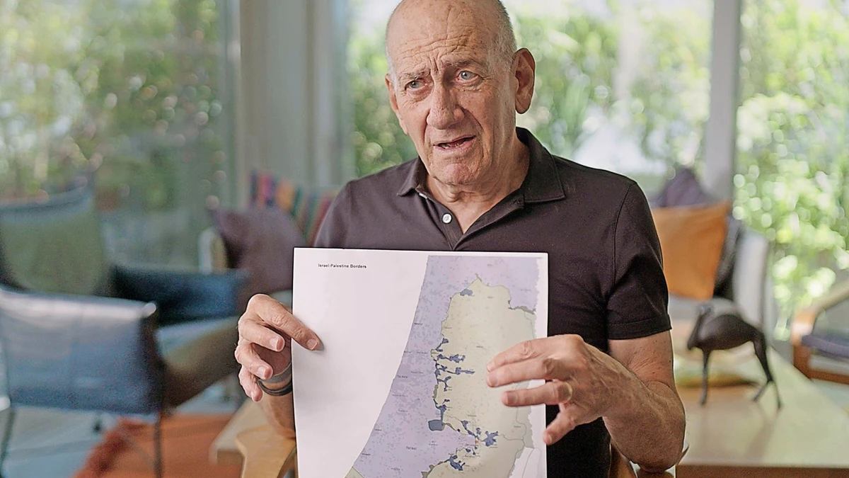 Der frühere israelische Ministerpräsident Ehud Olmert hatte einen Plan für eine Zweistaatenlösung. - Les Films d'Ici/Zinc Television