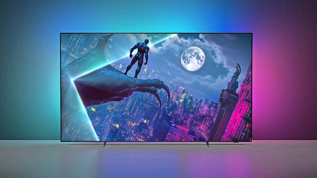 Nicht nur der Mond scheint helle: Fernseher von Philips mit Ambilight - Hersteller