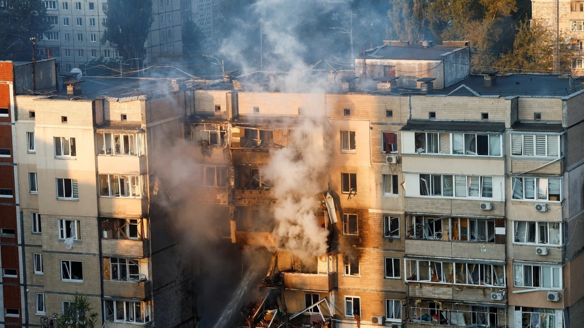Krieg in der Ukraine: Ukraine meldet schwere russische Angriffe – Tote in Kiew