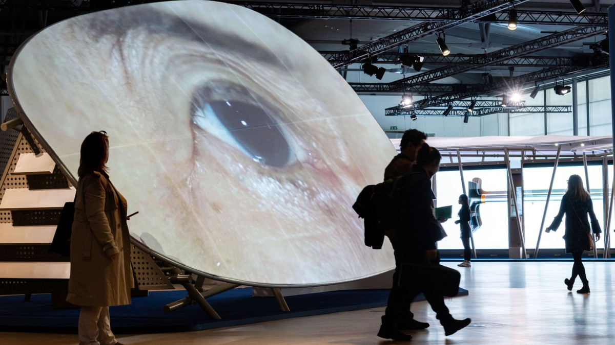 Blick in den Ehrengast-Pavillon der Philippinen im Forum der Frankfurter Buchmesse. - Frank Röth
