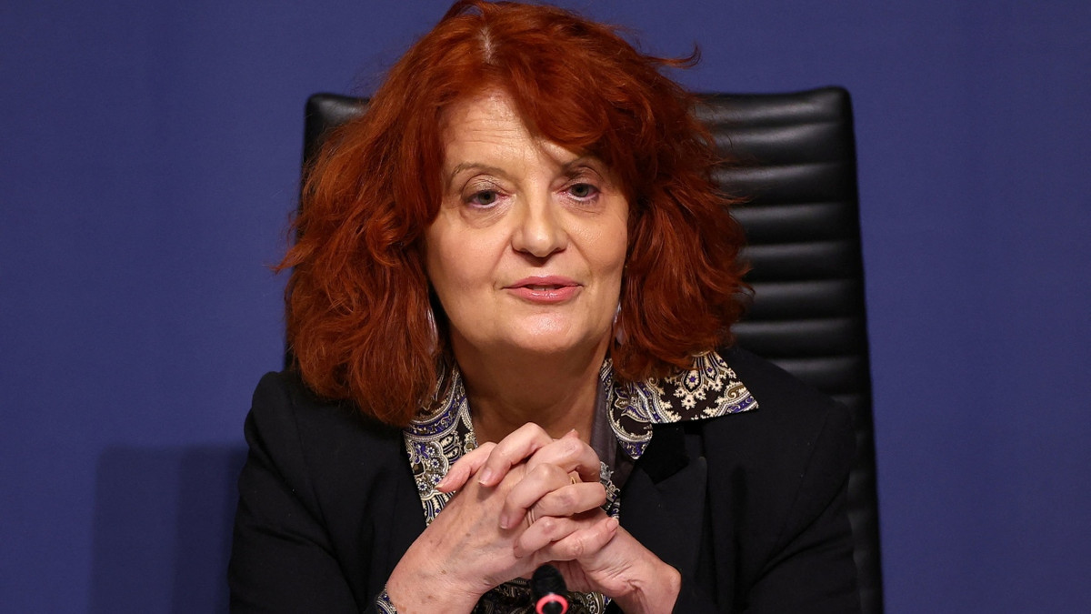 Pariser Staatsanwältin Laure Beccuau bei einer Pressekonferenz am Mittwoch in Paris - Reuters