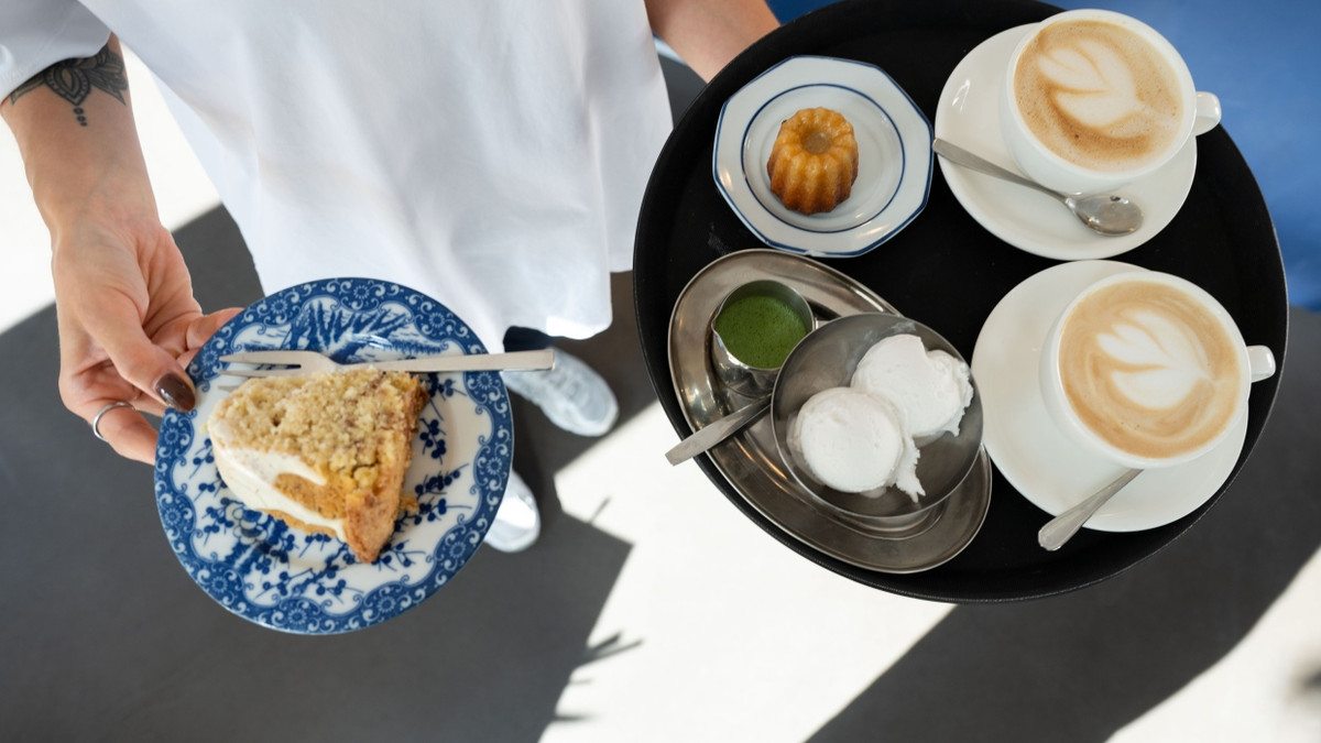 Ein Café im Frankfurter Stadtteil Bockenheim. - Stefan Nieland