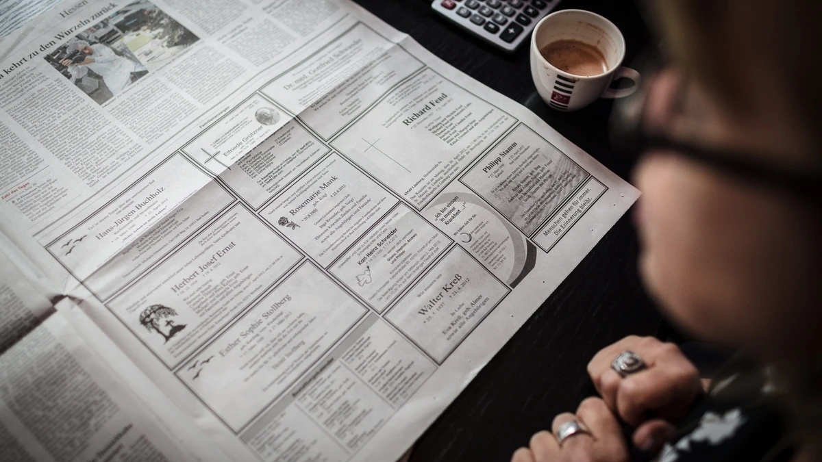 Ungewöhnliche Leidenschaft: „Todesanzeigen sind mein ganz privates Sudoku“