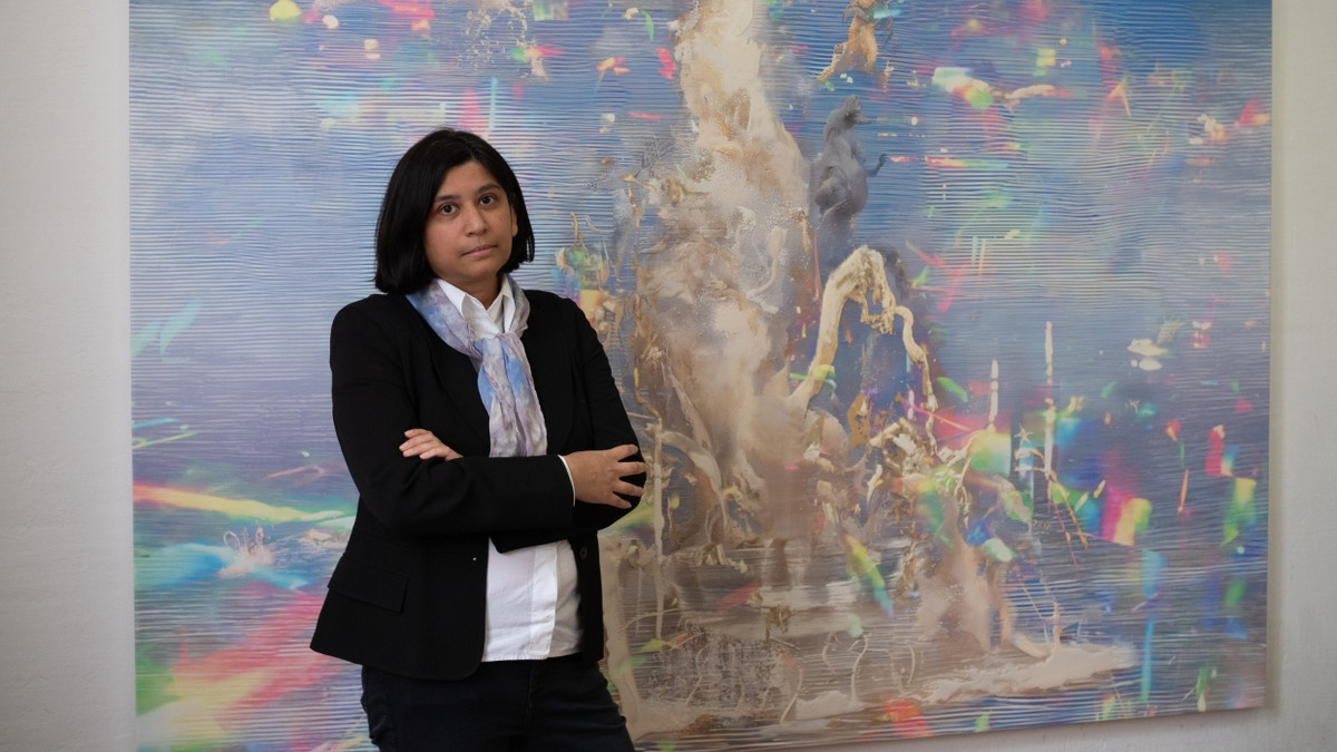 Atelierbesuch Taslima Ahmed: Unversieglich sprudeln die Pixel