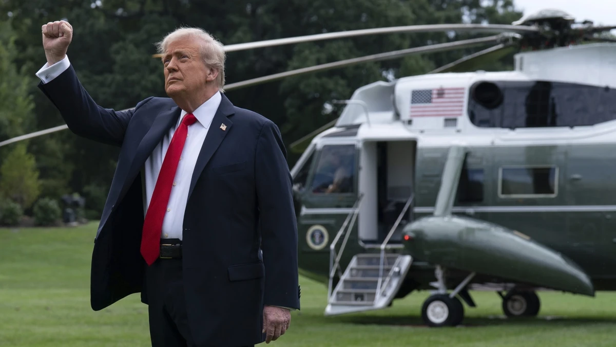 Nach seinem Treffen mit Putin in Alaska zögerte Trump mit neuen Sanktionen gegen Moskau. - AP