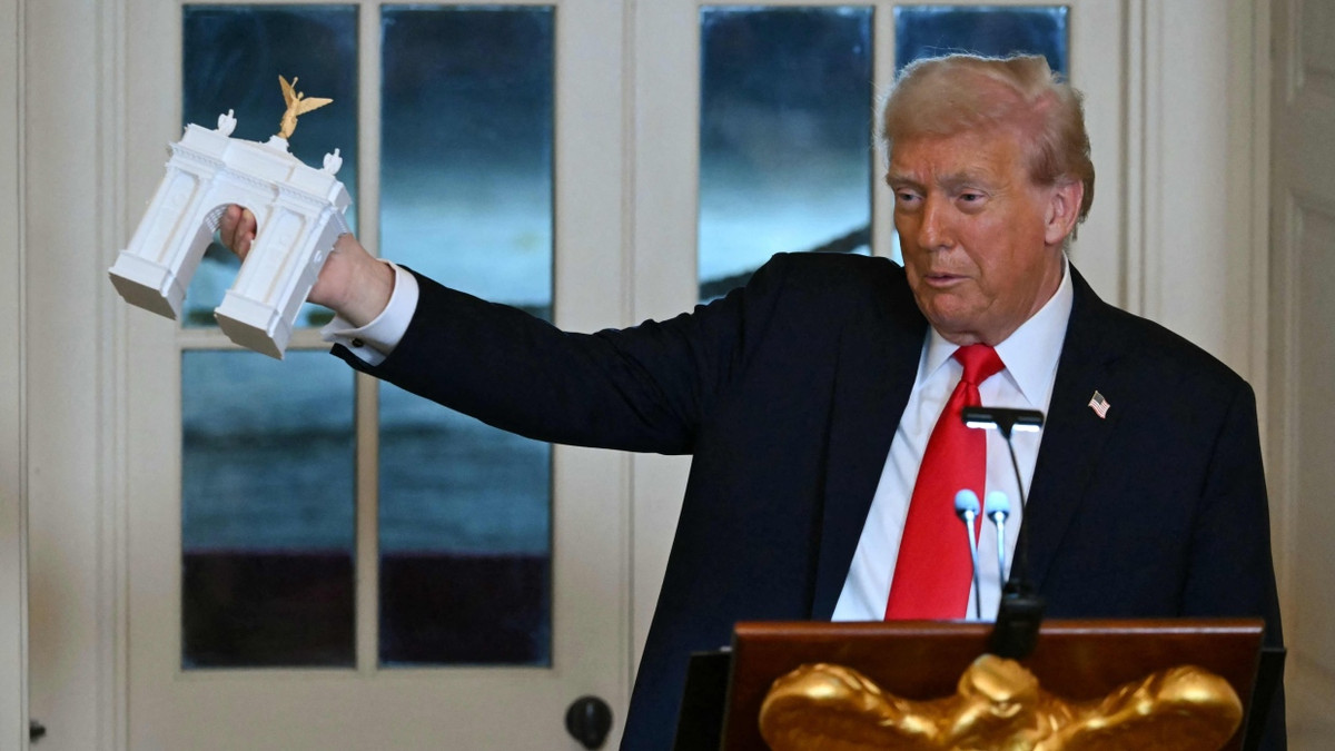 Trumps Baupolitik: Lady Liberty in Gold