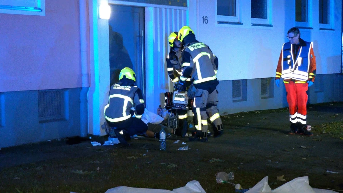 Nordrhein-Westfalen: Vier Menschen bei heftiger Auseinandersetzung lebensgefährlich verletzt