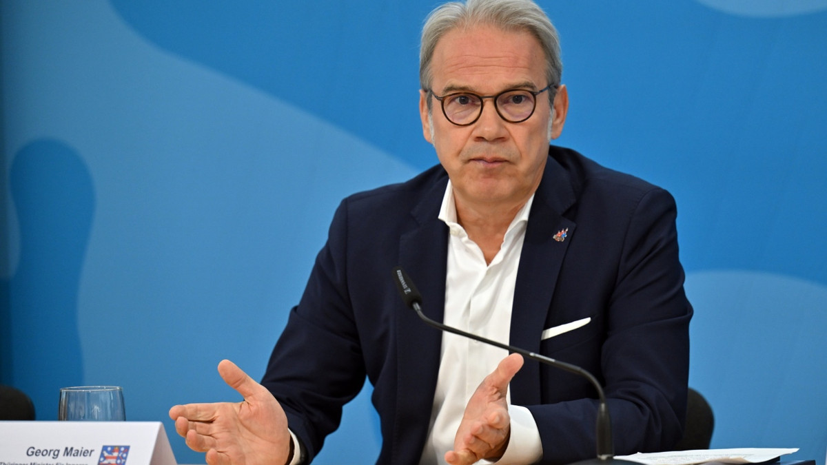 Georg Maier (SPD) ist Thüringens Minister für Inneres, Kommunales und Landesentwicklung. - Martin Schutt/dpa