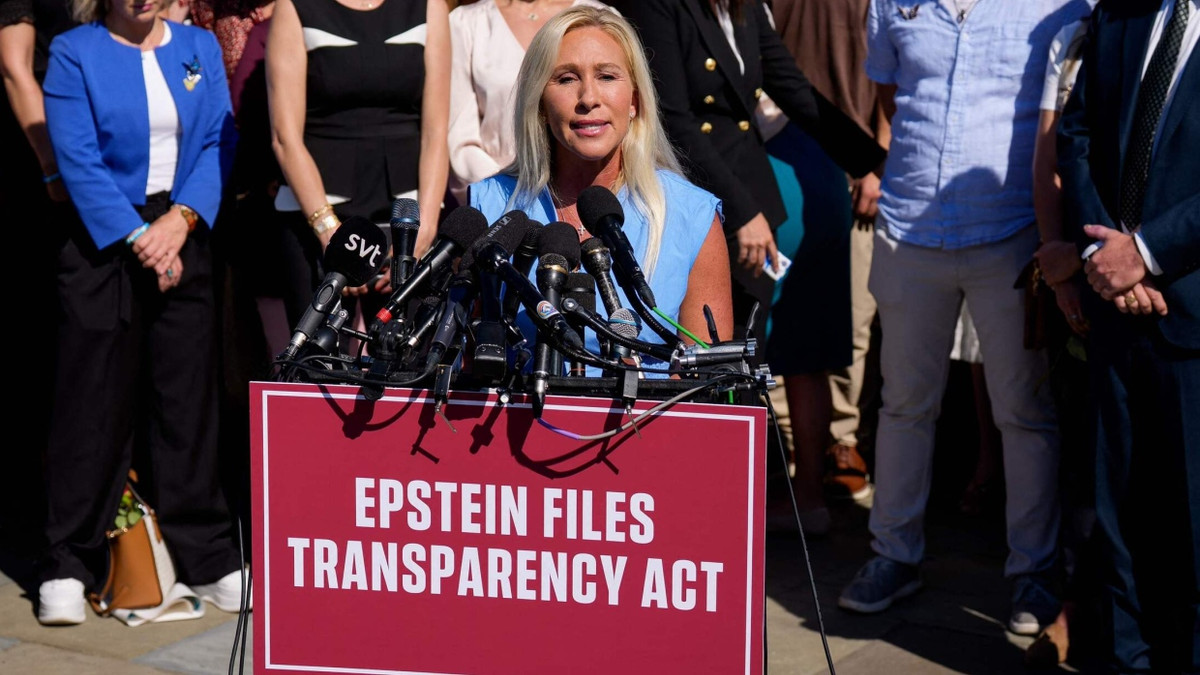 Marjorie Taylor Greene im Spetember in Washington - AFP