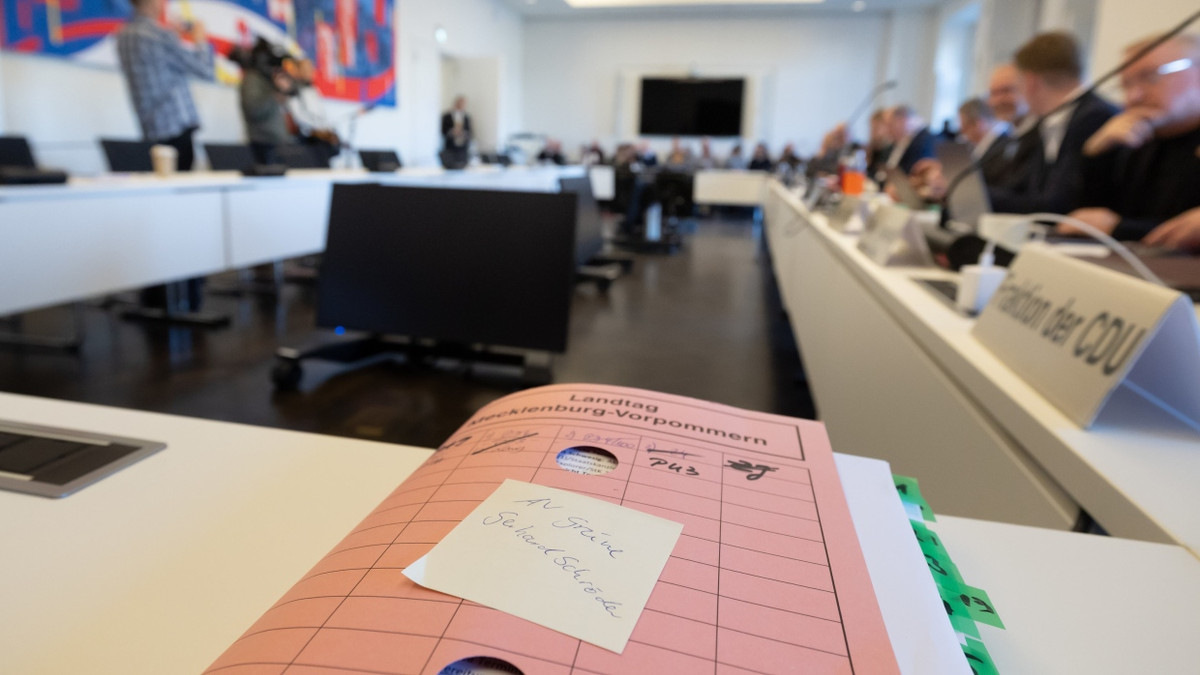 Untersuchungsausschuss zur Stiftung Klima- und Umweltschutz in Schwerin am 17.10.25. - dpa