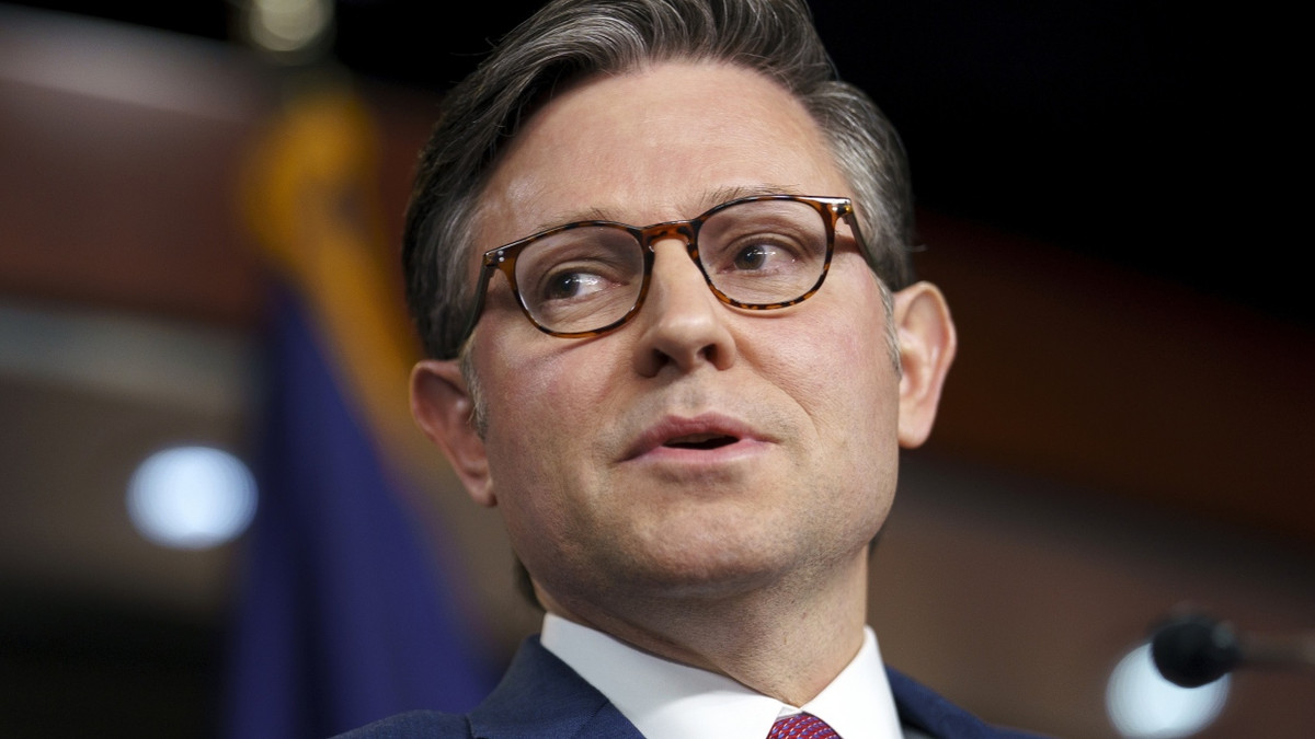 Mike Johnson, republikanischer Vorsitzender des US-Repräsentantenhauses - EPA