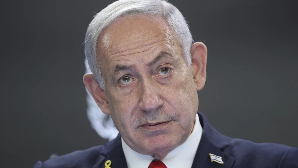 Der israelische Ministerpräsident Benjamin Netanjahu spricht während einer Pressekonferenz in Jerusalem. - dpa