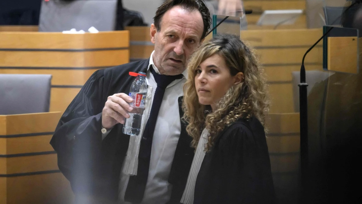Die Verteidiger Alexandre Martin und Emmanuelle Franck: Laut ihnen gibt es „keinerlei Beweise“ dafür, dass Cédric J. seine Frau und die Mutter zweier gemeinsamer Kinder getötet habe. - AFP