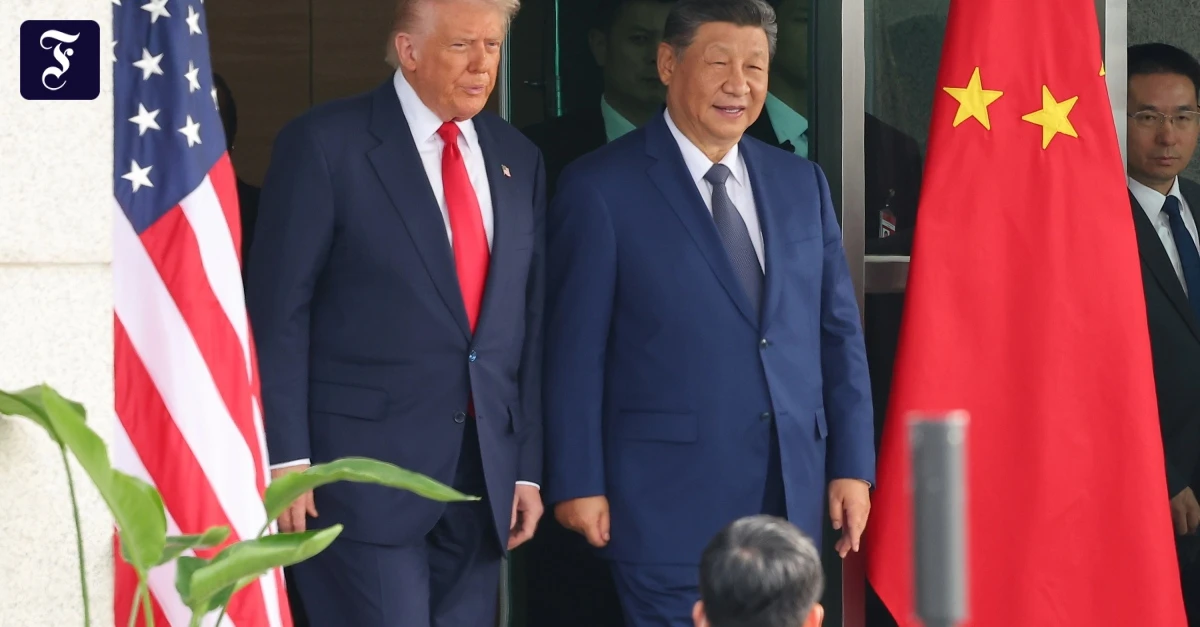 Gipfel in Südkorea: Trump senkt die Zölle und China die Exportrestriktionen