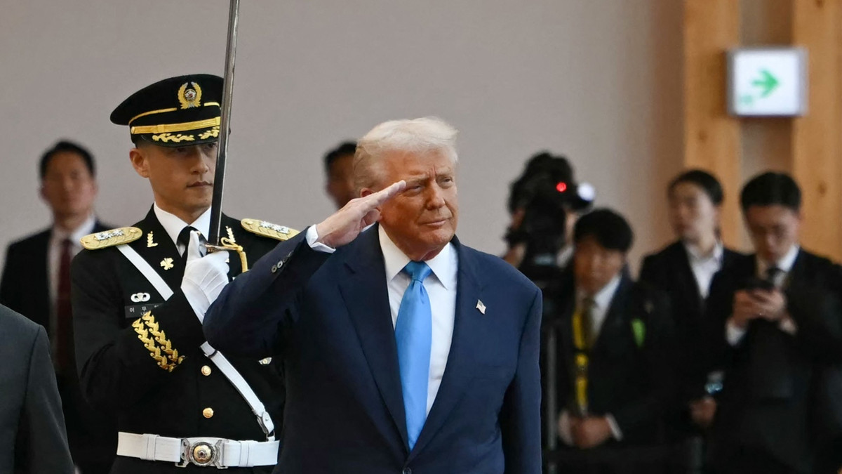 Donald Trump im südkoreanischen Gyeongju - AFP