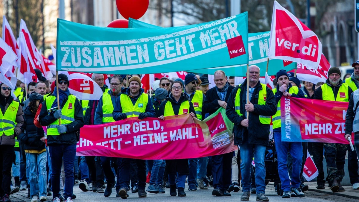 Bilanz 2024: Weniger Ausfalltage, mehr Streikende