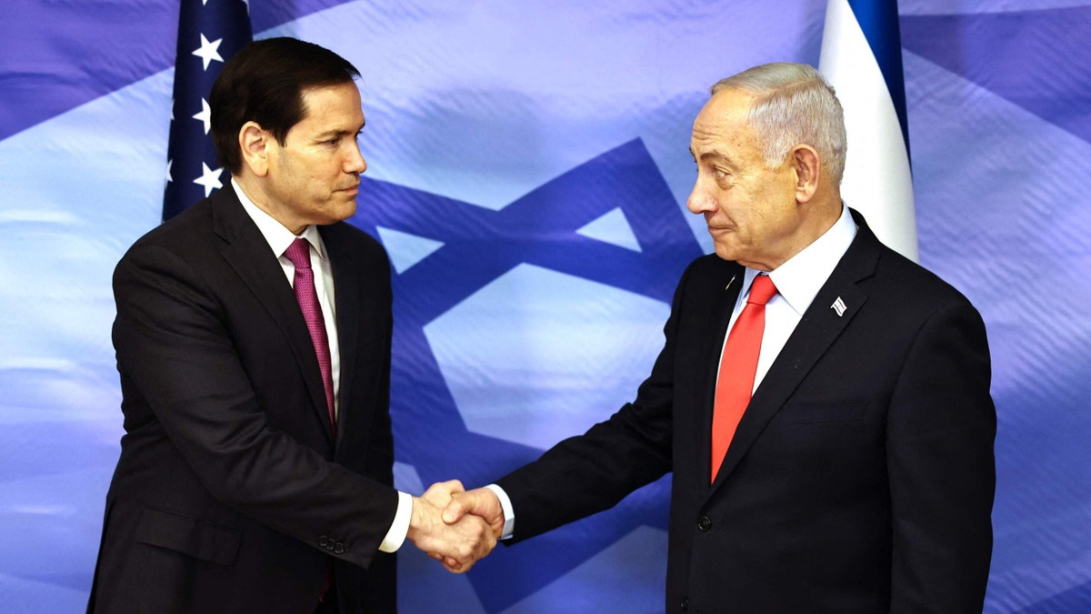 US-Außenminister Marco Rubio zusammen mit Israels Ministerpräsident Benjamin Netanjahu am Donnerstag. - AFP