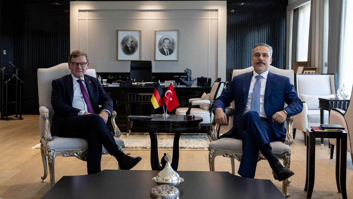 Deutsch-türkische Freundschaft: Johann Wadephul bei Hakan Fidan - AFP