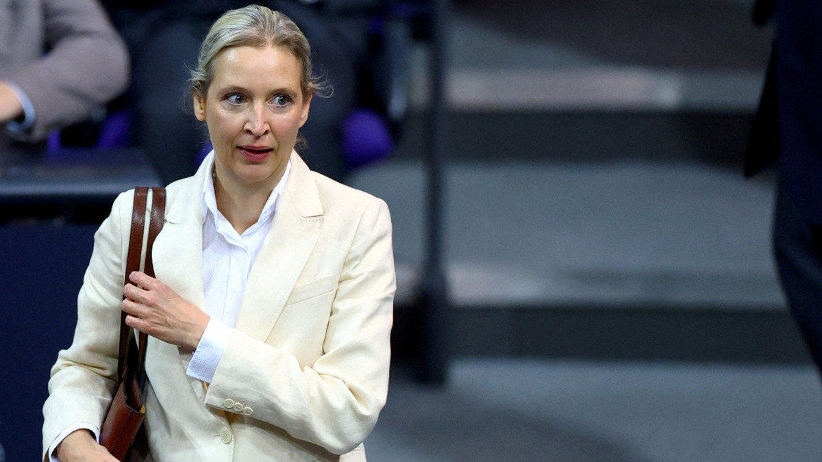 Deutschland vor „Zusammenbruch“: Die AfD-Ko-Vorsitzende am Donnerstag im Bundestag - Reuters