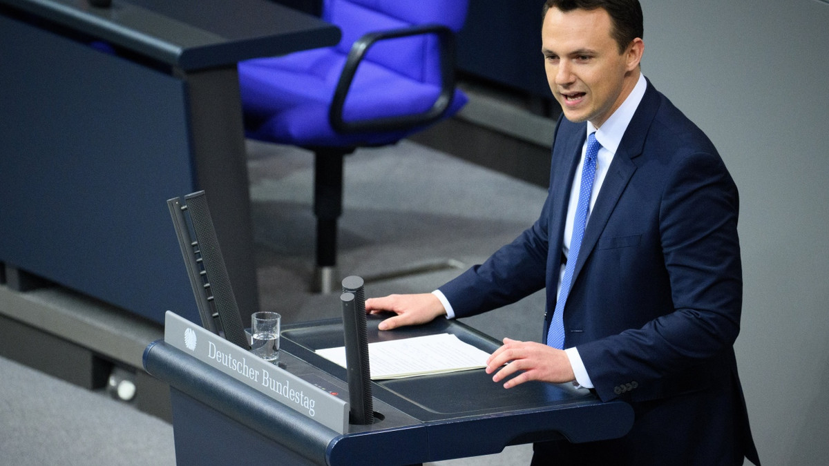 Pascal Reddig, Vorsitzender der Jungen Gruppe der Unionsfraktion, im September in Berlin - dpa
